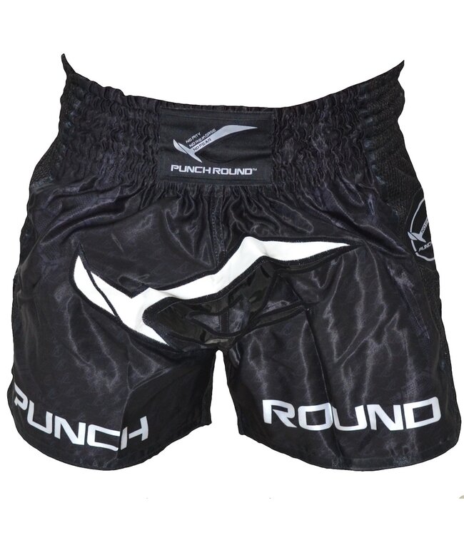 PunchR Kickbox-Shorts NoFear Schwarz Weiß