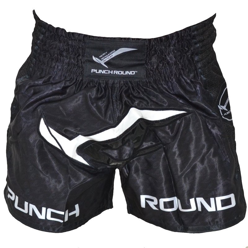 PunchR™  Punch Round Kickboks Broekjes NoFear Zwart Wit