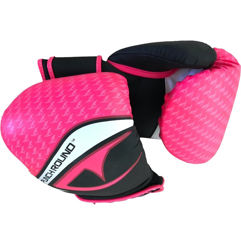 PunchR™  Punch Round No-Fear Boxhandschuhe Schwarz Rosa