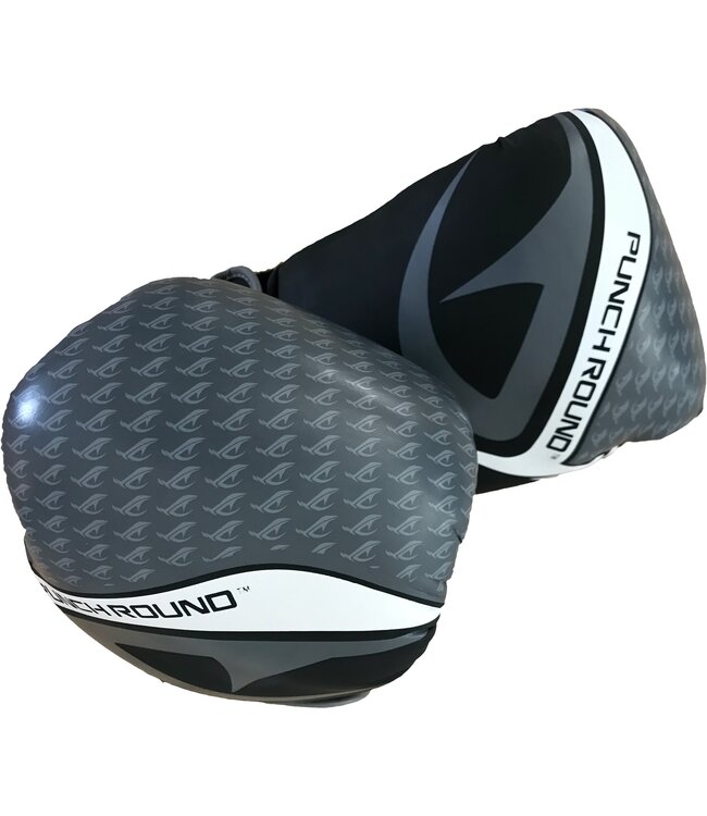 Punch Round No-Fear Boxing Gloves Black Grey