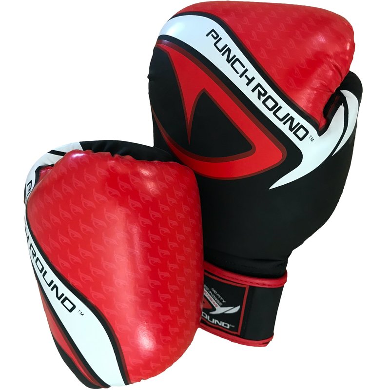 PunchR™  Punch Round No-Fear Bokshandschoenen Zwart Rood