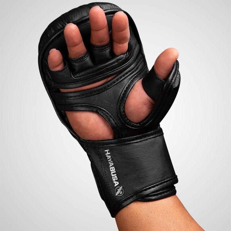 Hayabusa Hayabusa T3 MMA Hybrid Sparring Handschuhe 7oz Schwarz