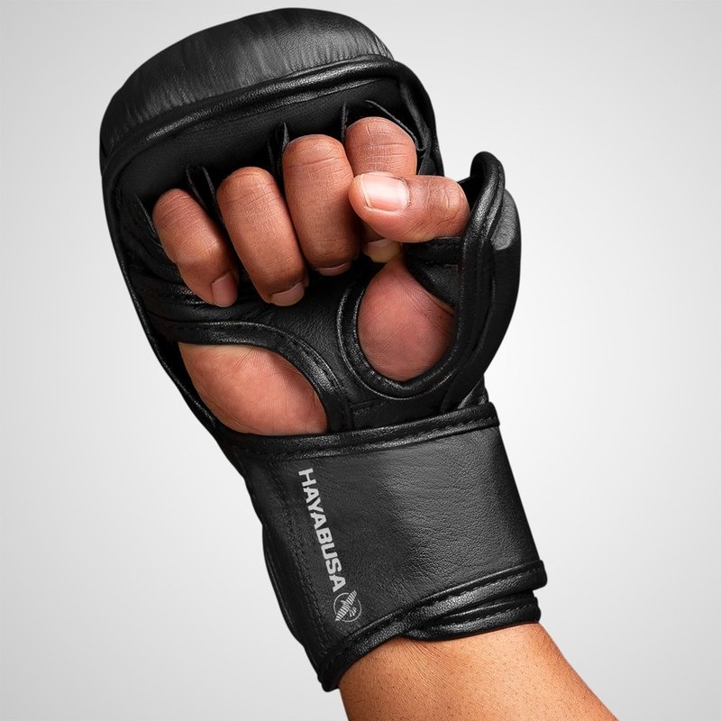 Hayabusa Hayabusa T3 MMA Hybrid Sparring Handschuhe 7oz Schwarz