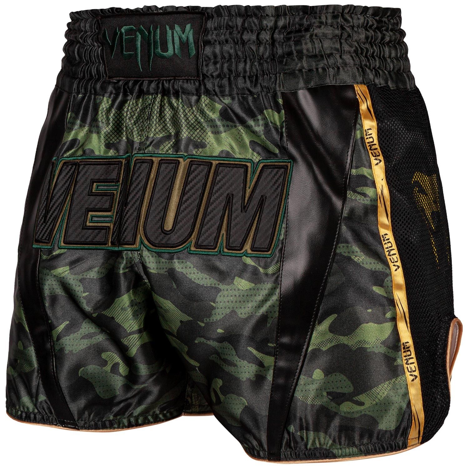 Venum Classic Muay Thaï Short - Green/Black/Gold