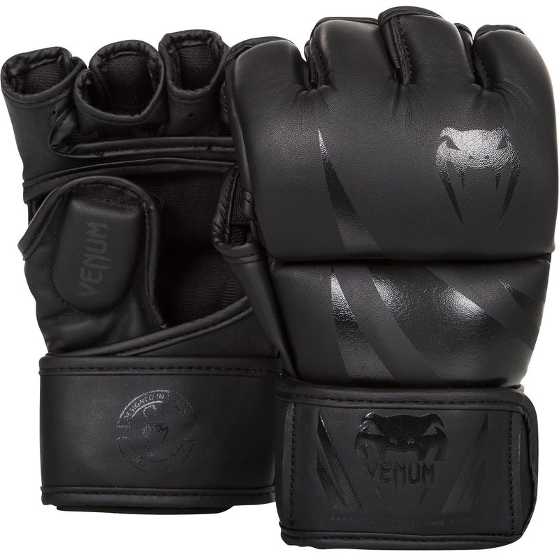 Venum Venum MMA Gloves Challenger Black Black Pu Leather