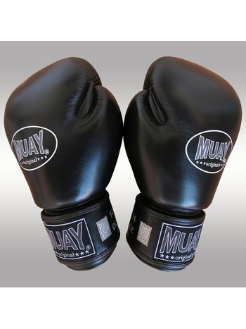 MUAY® MUAY® Original Leather Boxing Gloves Black Black