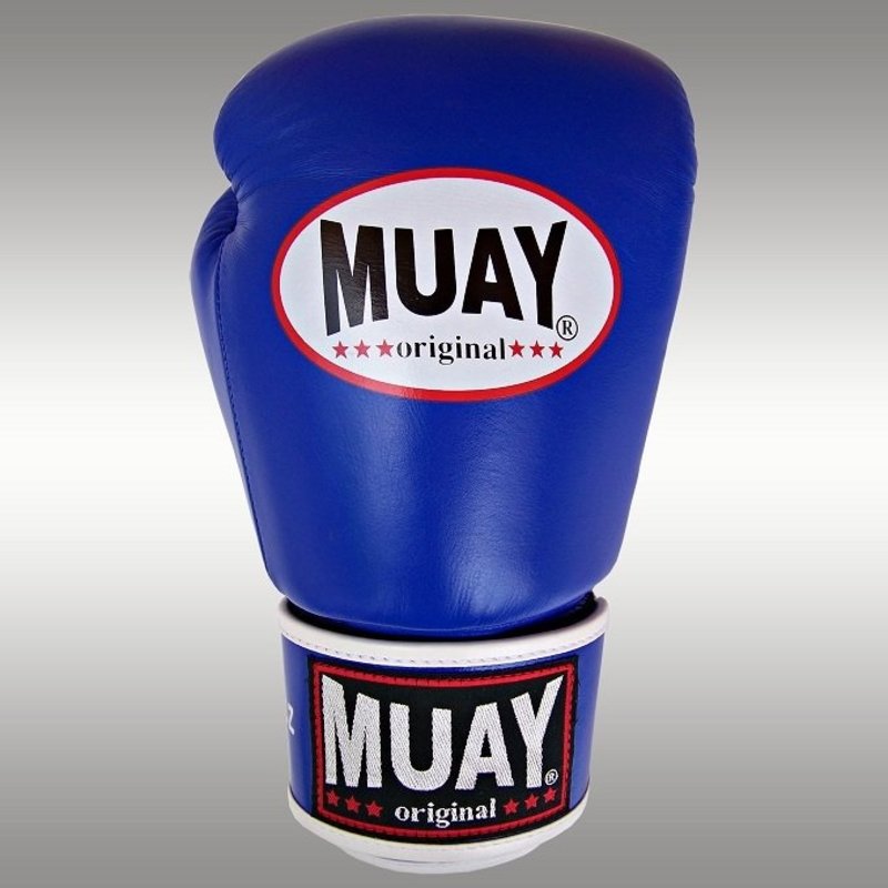 MUAY® MUAY Boxhandschuhe Original Leder Blau