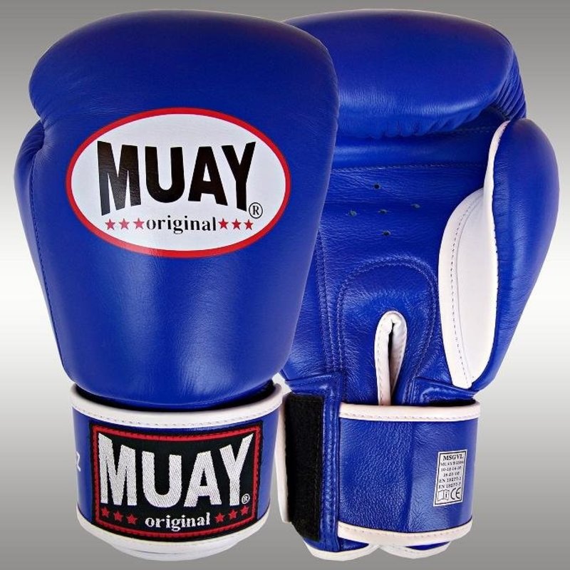 MUAY® MUAY Boxhandschuhe Original Leder Blau