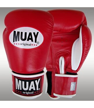 MUAY® MUAY Boxhandschuhe Original Leder Rot