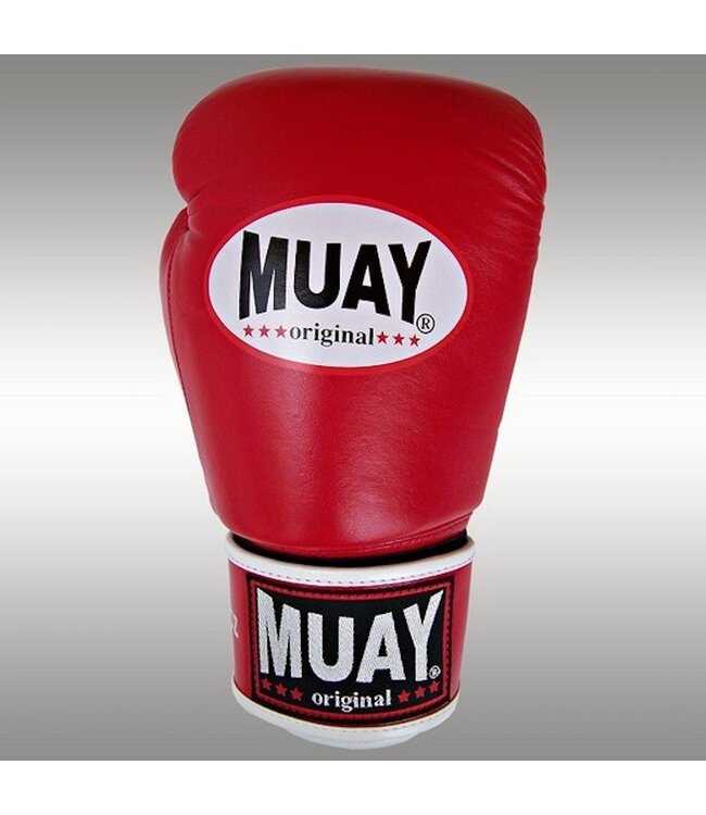 MUAY Bokshandschoenen Original Leder Rood
