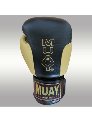 MUAY® MUAY Boxing Gloves Premium Black Gold Leather