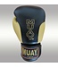 MUAY® MUAY Boxhandschuhe Premium Schwarz Gold Leder