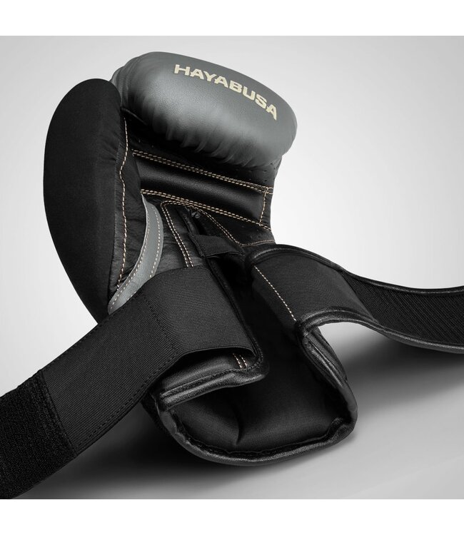 Hayabusa Boxing Gloves T3 Charcoal Black Fightshop Europe