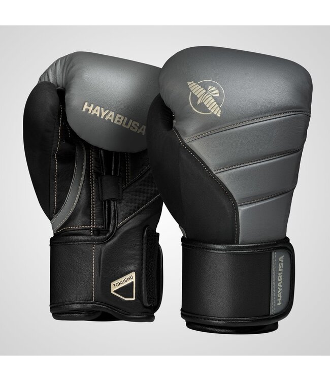 Hayabusa Boxhandschuhe T3 Dunkel Grau Schwarz Boxing Gloves