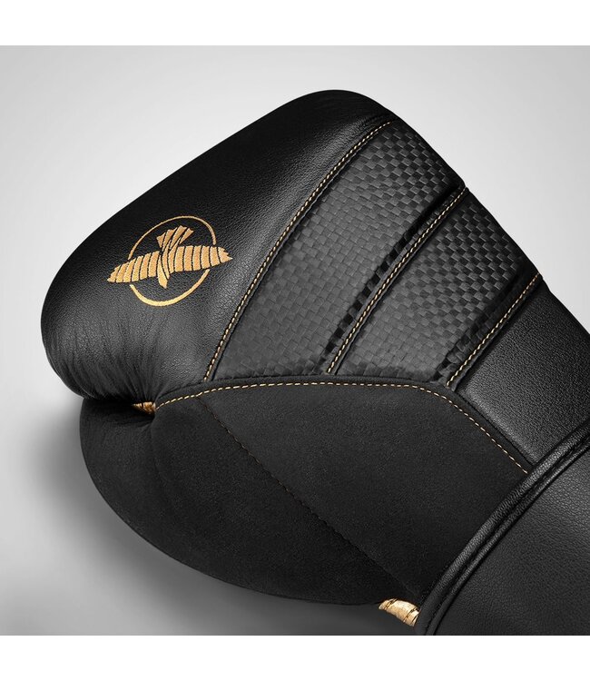 Hayabusa T3 Boxhandschuhe Schwarz/Gold – Premium Kickbox- & Muay Thai Handschuhe