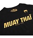 Venum Muay Thai VT Katoenen T-shirts Zwart Goud