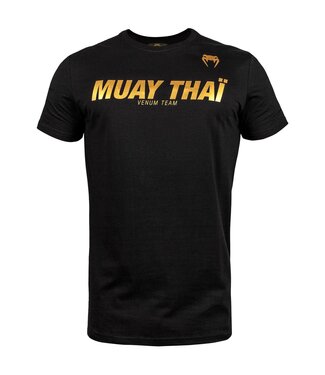 Venum Venum Muay Thai VT Katoenen T-shirts Zwart Goud