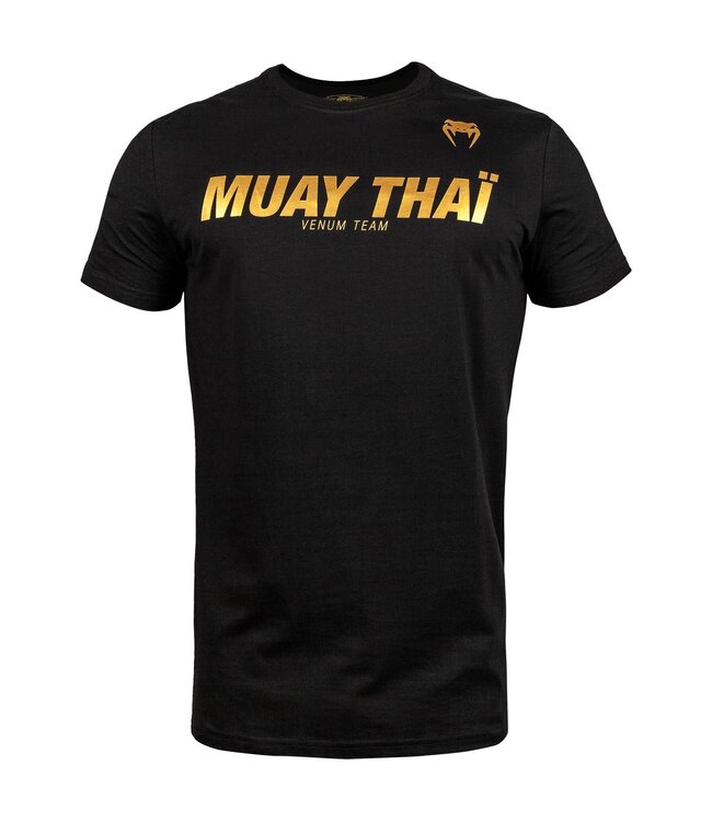Venum Venum Muay Thai VT Cotton T Shirts Black Gold