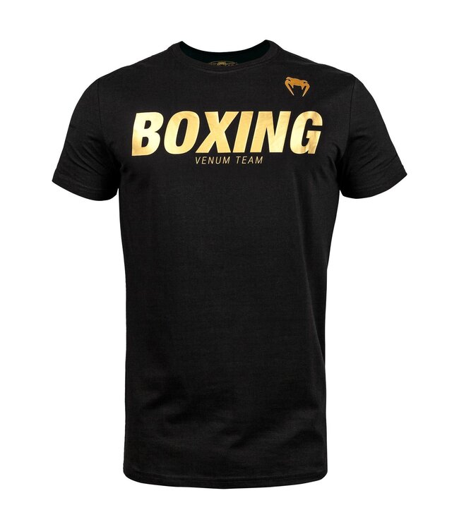 Venum Boxing Clothing Venum VT Boxing T-Shirts Black Gold