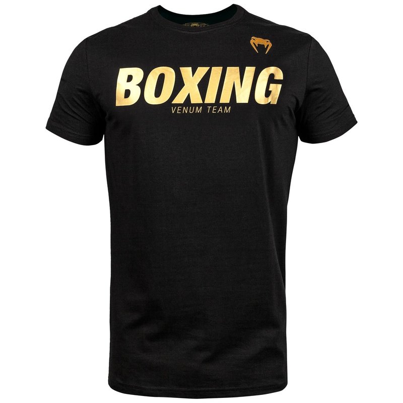 Venum Boxing Clothing Venum VT Boxing T-Shirts Black Gold