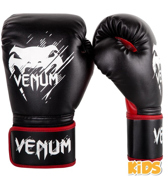 Venum Venum Contender Kids Boxing Gloves Black Red