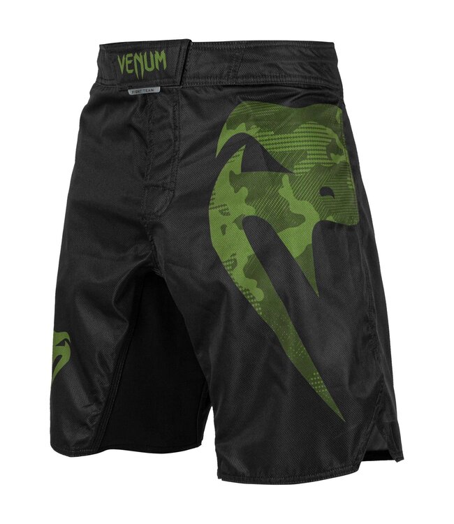 Venum Venum Fight Shorts Light 3.0 Zwart Groen Camo