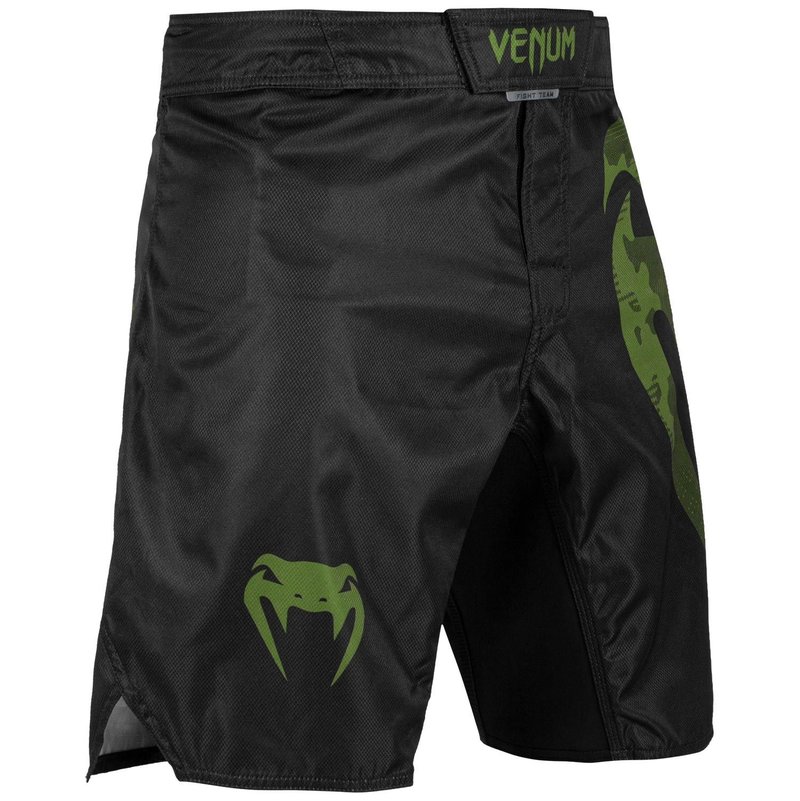 Venum Venum Fight Shorts Light 3.0 Black Green Camo