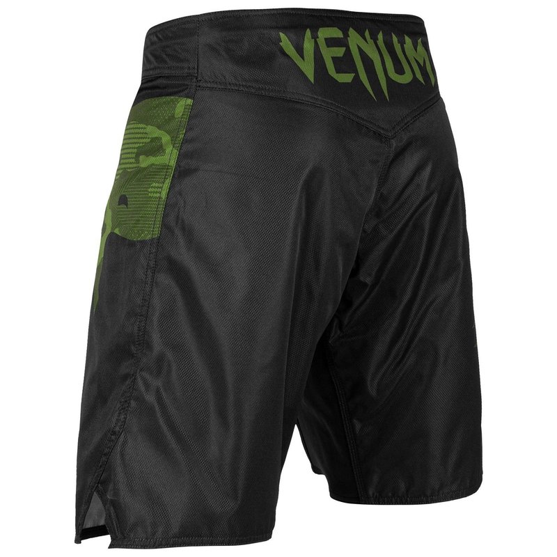 Venum Venum Fight Shorts Light 3.0 Zwart Groen Camo