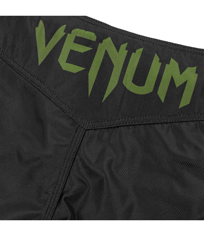 Venum Fight Shorts Light 3.0 Black Green Camo
