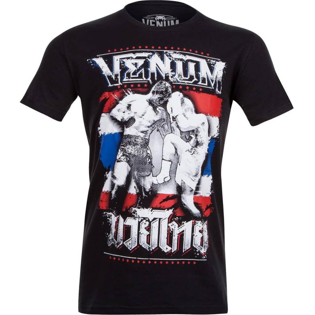 Mycultshirt Men's Boxing Glove MMA Muay Thai Fight Club Cotton T-Shirt (Black, Multi-Pack)