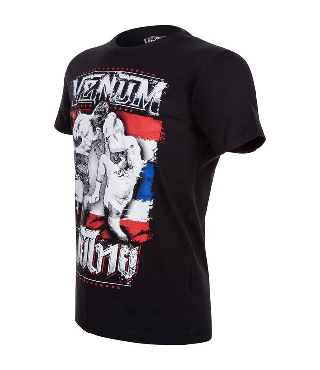 Venum Thai Chok T-Shirt Schwarz Kickboxen Venum Fightshop Europe