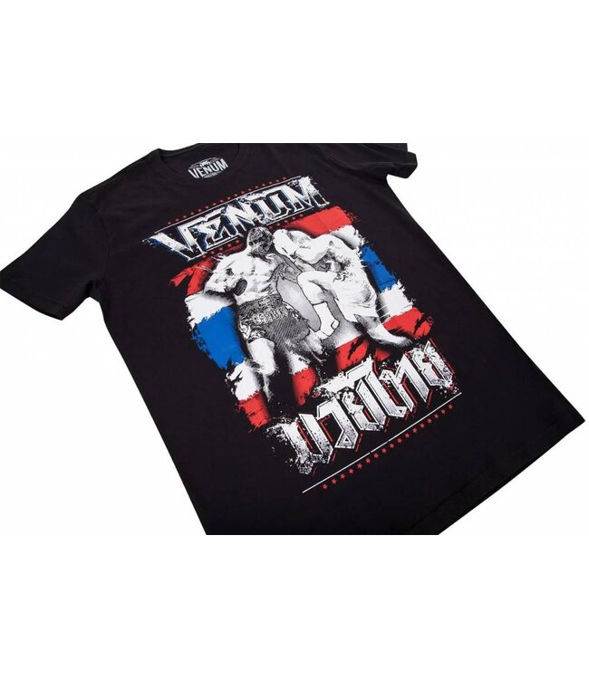 Venum Thai Chok T-Shirt Zwart Kickboksen Venum Fightshop Nederland