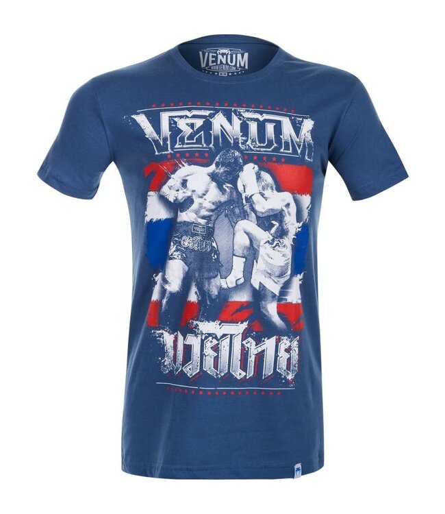Venum Venum Thai Chok T-Shirt Blue Kickboxing Venum Fightshop Europe