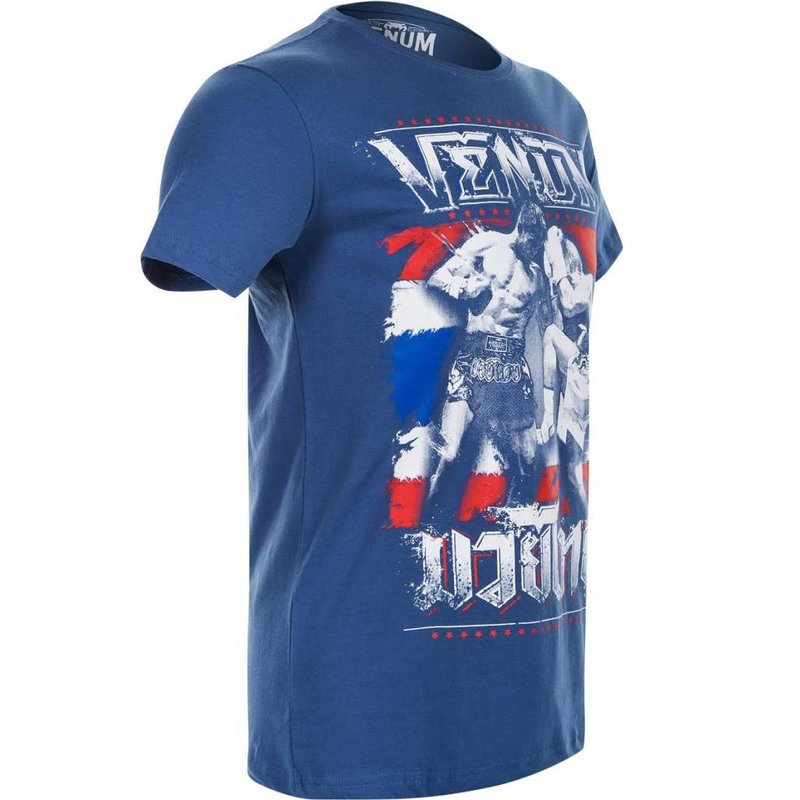 Venum Venum Thai Chok T-Shirt Blauw Kickboksen Venum Fightshop Nederland