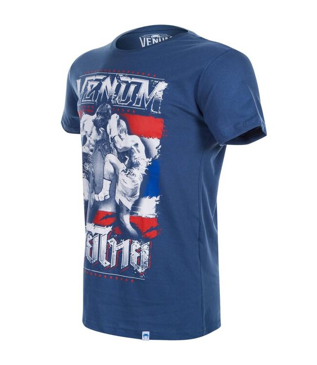Venum Venum Thai Chok T-Shirt Blue Kickboxing Venum Fightshop Europe