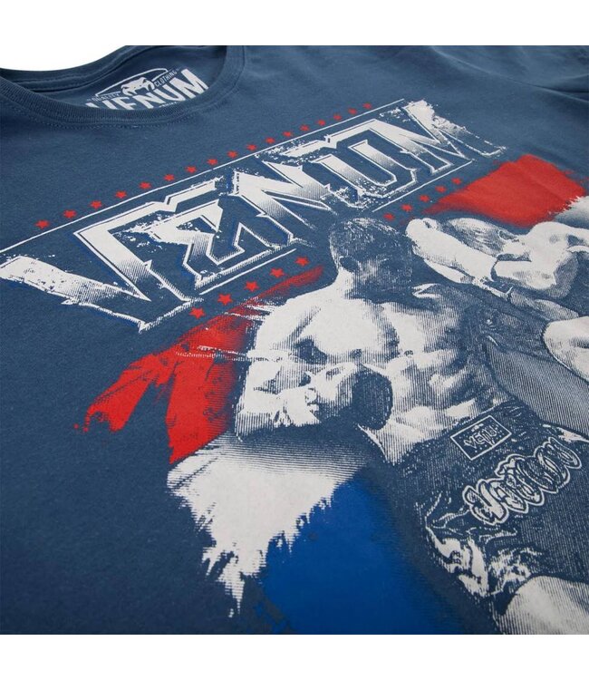 Venum Thai Chok T-Shirt Blue Kickboxing Venum Fightshop Europe