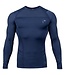 Venum Venum Rashguard G-Fit Compression Shirt L/S Blauw