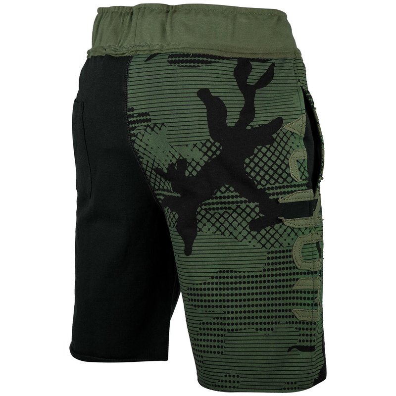 Venum Venum Assault Cotton Training Shorts Black Camo Green