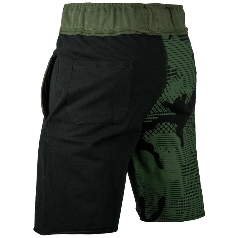 Venum Venum Assault Cotton Training Shorts Black Camo Green