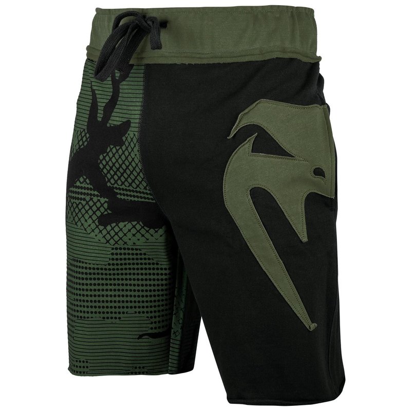 Venum Venum Assault Cotton Training Shorts Black Camo Green