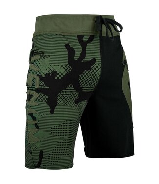 Venum Venum Assault Cotton Training Shorts Black Camo Green