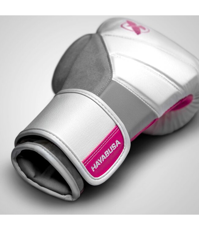 Hayabusa Ladies Boxing Gloves T3 White Pink Kickboxing Gloves