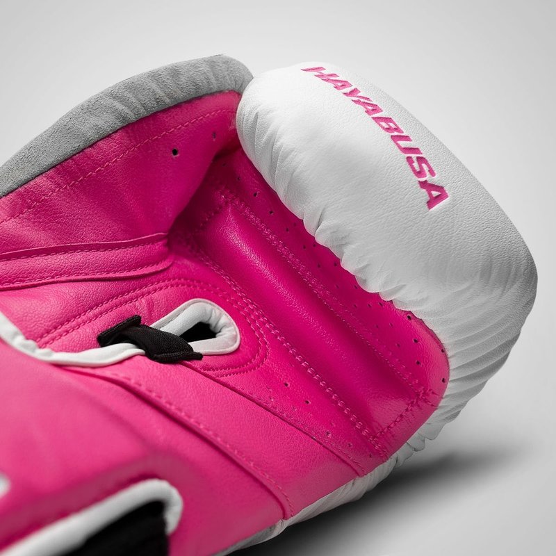 Hayabusa Hayabusa Dames Bokshandschoenen T3 Wit Roze Kickboks Handschoenen