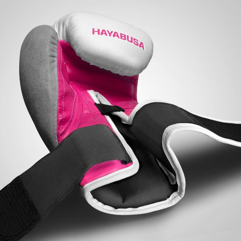 Hayabusa Hayabusa Boxhandschuhe T3 Weiss Rosa Kickboxing Handschuhe Damen