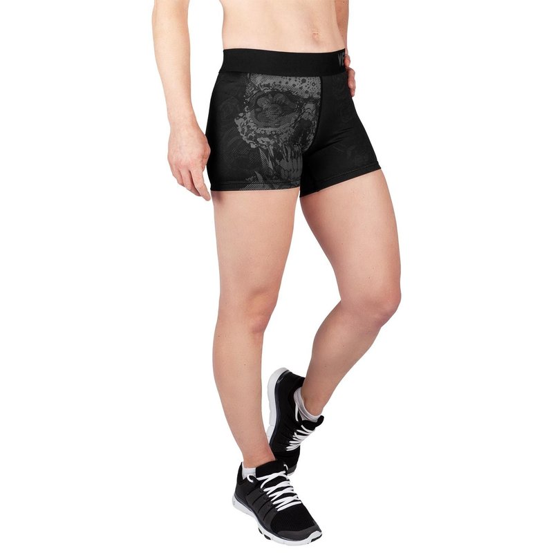 Venum Venum Women Santa Muerte 3.0 Shorts Schwarz Schwarz