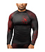 Hayabusa Geo Rash Guard L/S Zwart Rood
