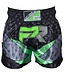 PunchR™  Punch Round Kickboxing Shorts EVOKE Black Green