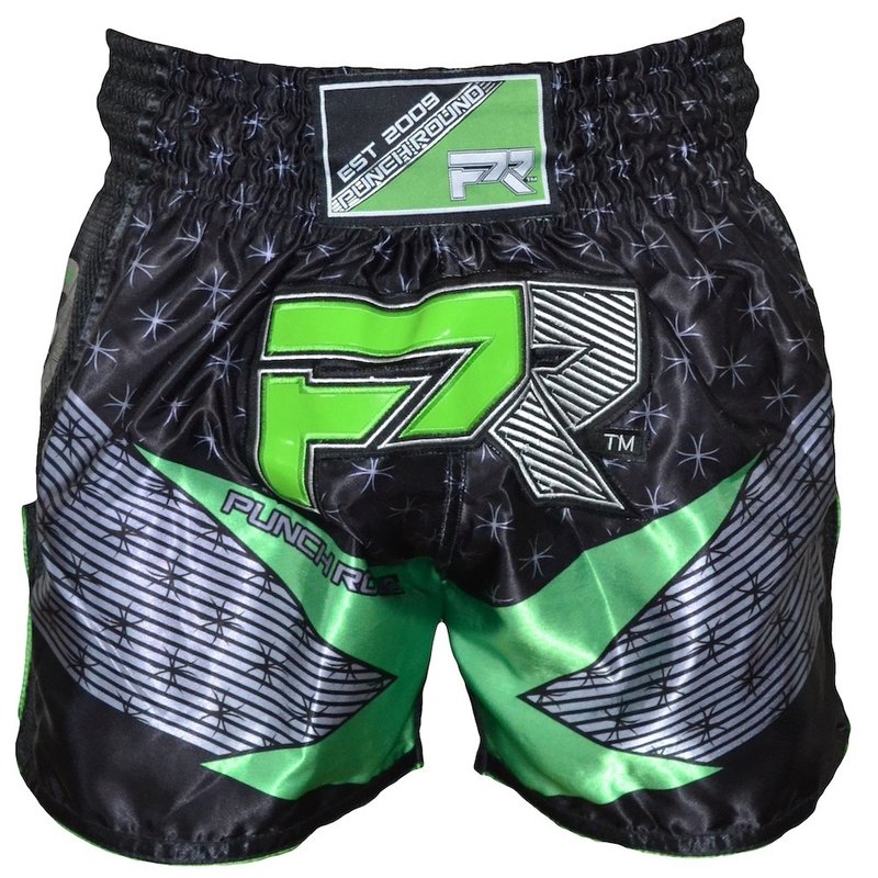 PunchR™  Punch Round Evoke Kickboks Broek Zwart Groen