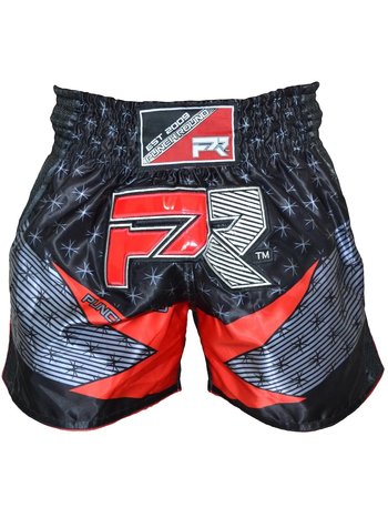 PunchR™  Punch Round Muay Thai Short EVOKE Black Red