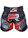 PunchR™  Punch Round Muay Thai Short EVOKE Black Red